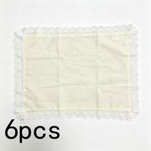 1pc/2pcs/6pcs Heart Lace Solid Color Placemats, Luxury High-End Coffee Mats, Decorative Mats For Dining, Photography - Multicolor - View 11