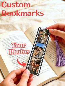 Personalized Bookmark, Customizable Photo, Gift For Family, Friends, Lovers, Valentine's Day - Multicolor - View 1