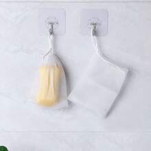 10/30pcs Soap Foaming Bags, Exfoliating Mesh Soap Storage Bags With Drawstring, Easy To Store, Suitable For Bathing, White Foaming Mesh Soap Bags For Soap, Shampoo, Conditioner, Body Wash, Facial Cleanser, Breathable Travel Soap Scrubber With Drawstring - White - View 6