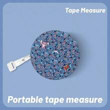 1pc Disney [One-Click Retraction] 2.0m Tape Measure, Stitch Cute Cartoon Mini Measuring Tape Soft Ruler For Waist, Hips, Bust, Height, Tailoring Measurement Portable - Multi-color - View 5