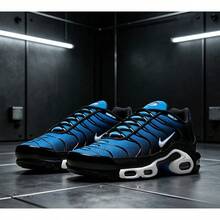 Nike Men Sneakers - Blue and Black - View 1