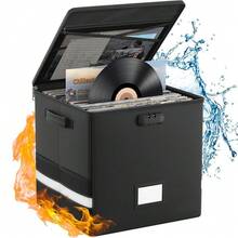 Fireproof Document Box With Lock File Storage Organizer Box Waterproof  Bags - 25ZXY-wIN-uK-record Box-big - View 8