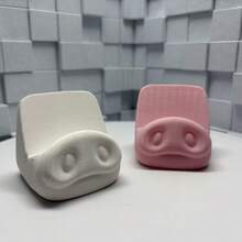 Cute Pig Nose Phone Stand, Cartoon Desktop Phone Holder, Creative Portable Office Desk Phone Stand, Home Office Desktop Decoration - Multicolor - View 3