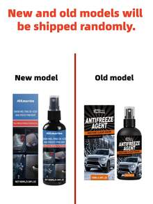 RayHong Antifreeze Spray 100ML - Quickly Defrosts And Melts Ice From Car Windshields, Providing Clear Visibility And Improved Driving Safety. Suitable For Car Windows, Rearview Mirrors, And Door Locks. Winter Car Care Product. Winter Gift (Two Packaging Options Shipped Randomly). - Anti-freeze Spray - View 10