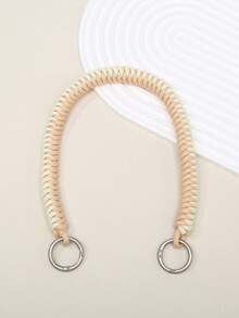 Handmade Nylon Rope Woven Bag Strap - Apricot - View 1