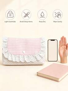 Slace Multi-Function Flip Cover Storage Bag, Suitable For Coins, Cards, Banknotes, Pens And Small Items, Perfect For Daily Use And Travel - Multicolor - View 7