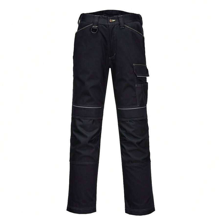 Portwest Mens PW3 Work Trousers - Black - View 1