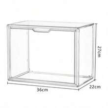 1 Acrylic Display Case - Clear Display Stand Display Cabinet Display Box Mini Handmade Toy And Doll Figurine Storage Box - Clear - View 9