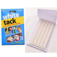 White Reusable Adhesive Putty 75g Removable Non-Damaging Multi-Purpose Sticky Clay, Suitable For Home School Office Posters Photos Picture Frames - A - View 1