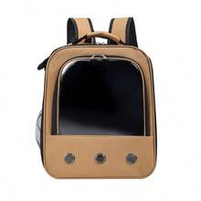 Foldable Pet Backpack With 180° Transparent Bubble Window, Breathable Mesh Cat Carrier Bag, Equipped With Safety Leash And Luggage Shoulder Strap, Suitable For Small Dogs And Cats, 5 Colors Available - Multicolor - View 11