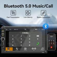 7 吋單 DIN 車用收音機,支援 Apple CarPlay,高畫質觸控螢幕,藍牙 Mirror-Link 車載音響,AM/FM、USB、EQ、SWC,可選配 8-LED 倒車顯像鏡頭 - 方向盤控制線 - 查看 10