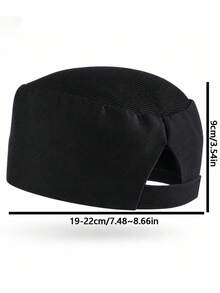 Nanxson 1 buah Topi Koki Unisex, Topi Koki Masak Jaring Bernapas yang Dapat Diatur, Topi Kerja Pelayan Restoran Hotel, Topi Pengering Rambut Kamar Mandi, Dapat Digunakan Kembali dan Dicuci - MultiWarna - View 15