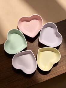 DIY Heart Shape Jewelry Storage Tray Silicone Mold, Heart Tray Casting Mold For Gypsum Clay Epoxy Resin, Handmade Desktop Ornament, Home Decor Crafts Making Mold, Gift Decorative Dish Mold - White Silicone Mold - View 7