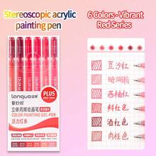 Glitter Effect Planner Pens, 9-Color Theme Set, Sparkling Art Pens, Suitable For Planner, Doodle, Greeting Card Making - 3D Relief Journaling Pen - View 18