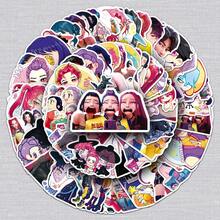 Hasbro 100pcs Demon Hunter KPOP Stickers, Korean Glossy Cartoon Stickers For Back To School, Graduation, Christmas, Halloween, Backpack And Luggage - Multicolor - View 1