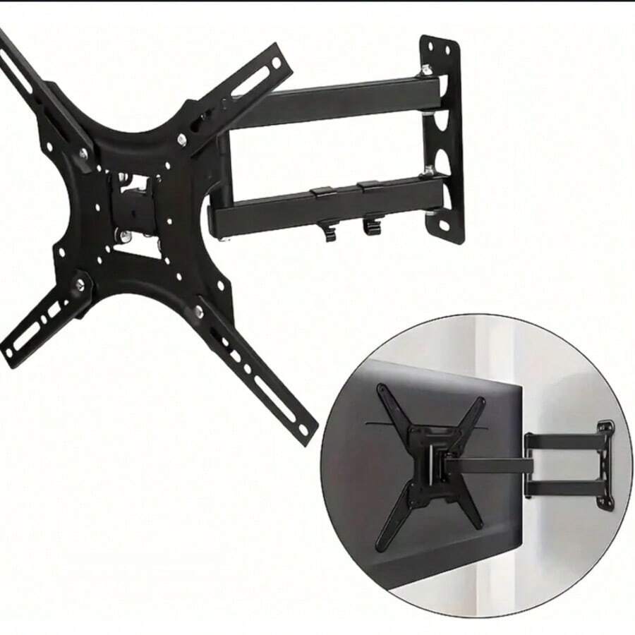 Giá treo tường TV xoay linh hoạt, phù hợp hầu hết TV 32-55 inch, VESA tối đa 400 x 400mm, có xoay, nghiêng, kéo dài và điều chỉnh ngang, chịu tải lên đến 55 lbs - Nhiều màu - Xem 1