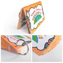 Lachilly Children's English Tense Flashcards, Double-Sided Learning Cards, Educational English Learning Toy, Interactive Learning Supplies - CA042 Learning Cards - View 7