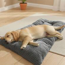 Kasur Hewan Peliharaan Besar, Lembut, dan Hangat, Sarang Hewan Peliharaan, Tempat Tidur Anjing, Tempat Tidur Kucing, Cocok untuk Hewan Peliharaan Besar, Sedang, dan Kecil - Grey - View 1