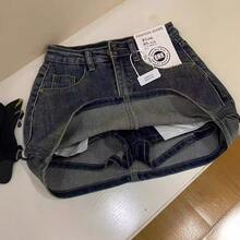 Women Denim Skirts - Blue - View 5
