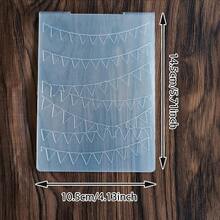Assorted Geometric Pattern Embossing Folder, Clear Plastic Textured Embossing Template For Paper Craft Card Scrapbook DIY Art Supplies Embossing Folder - JH-1 - View 10