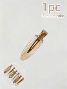12/6/3/1pc Gold Seamless Hair Clips, Side Bangs Clips, Suitable For Face Washing, Makeup And Masking, Straight Duckbill Hair Clips, Suitable For Daily Use - Multicolor - View 16