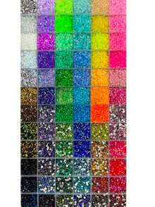This 72-Color Mixed-Color Rhinestone Set Is A DIY Flat-Back Resin Rhinestone And Water Rhinestone Set Suitable For Decorative Crafts. It Includes 72 Colors Of Flat-Back Resin, Two Tubes Of B7000 Jewelry Glue, And A Tweezers Tool Kit. Suitable For DIY Handicrafts, Clothing, Shoes, Phone Cases, Mugs, Shoes, Holiday Gifts, And As A Handmade Gift For Girls. - 72-compartment With Accessories - View 8