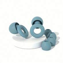 6pcs Reusable Silicone Earplugs, 1 Pair Earplugs With 2 Pairs Replacement Ear Tips, Soft And Comfortable, Suitable For Sleep, Swimming, Concerts, Studying And More, Multiple Colors Available, Invisible Design, Suitable For Light Sleepers - One Size - View 6