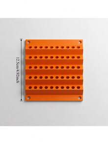 100-Slot Wall-Mounted Bit Storage Rack, Hex Bit Holder Compatible With 6.3mm Bits, Screwdriver Tool Organizer For Home Garage - A - View 9