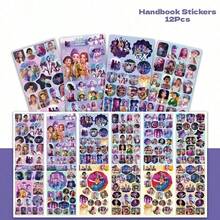 Hasbro 12pcs K-POP Witch Hunter Girl Group & Saga Boy Band Sticker Set, DIY Adhesive Stickers - Random - View 4