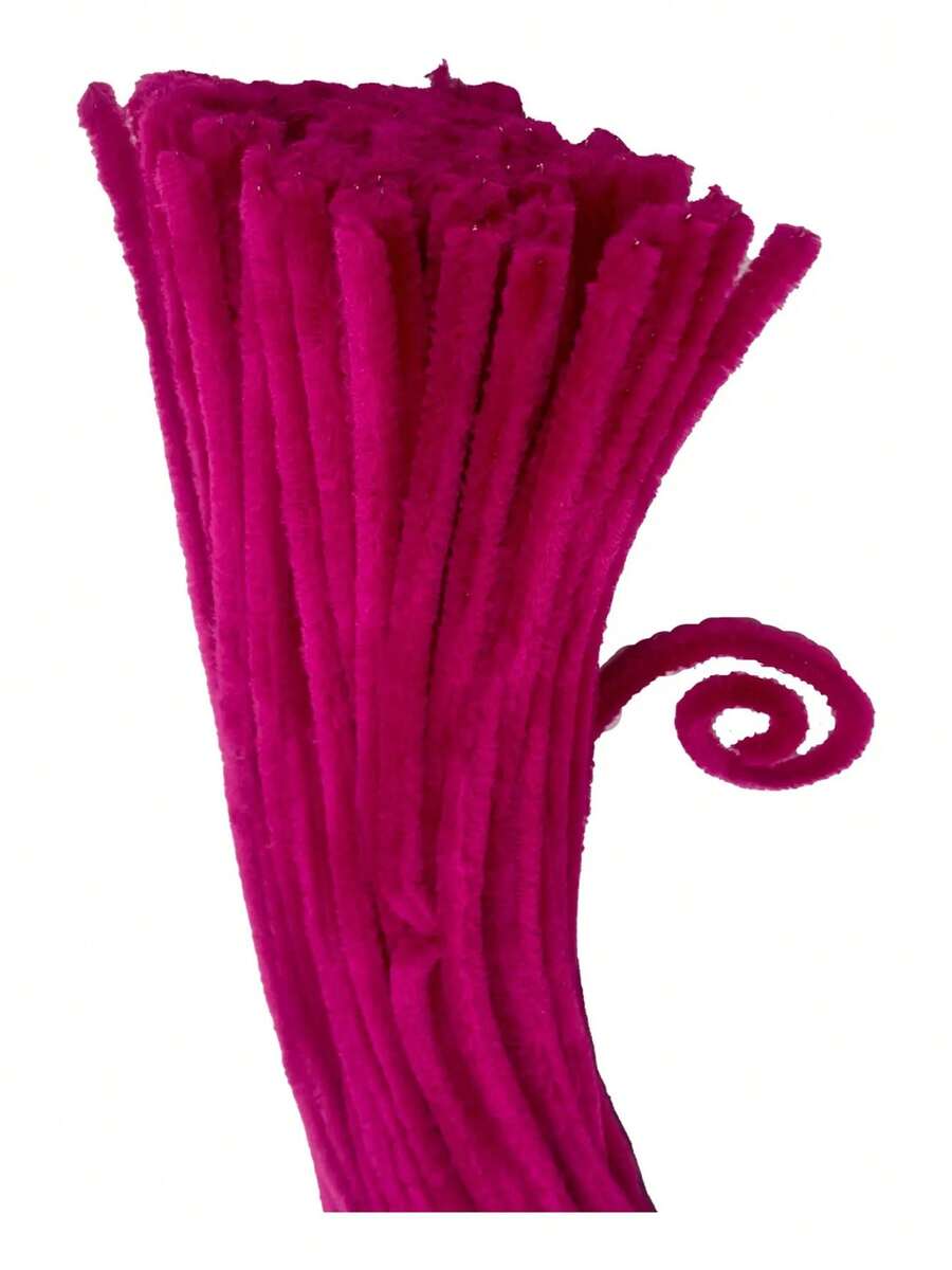 100 Chenille - Limpia Pipas Normal -manualidades = Full - 21 BUGANVILIA - Ver 1