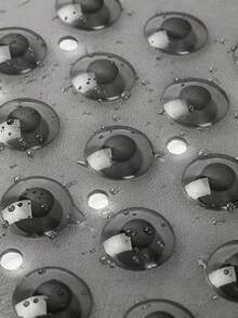 1pc Large Non-Slip Bathroom Mat With Strong Suction Cups And Drainage Holes, Quick-Dry Machine Washable Bathtub Mat, Comfortable And Durable, Suitable For Bathtub, Shower Floor, Bathroom Home Decor - Multicolor - View 9