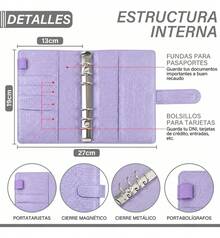 Accounting Ledger Book - Lavender | Office Folders - View 3