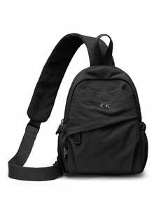 New One Shoulder Backpack Casual Small Backpack Lightweight Travel Phone Bag Commuter Bag. Daily Commute, Short Trip, Cycling Sports All-In-One. 3D Multi-Compartment Design, Main Pocket Front Flap Pocket Dual Side Drawstring Pockets, Phone Wallet Keys Umbrella Organized Storage. - Multicolor - View 15
