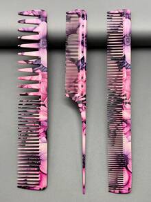 Cosmetic Tools, Hair Styling Tools, Combs, Professional Salon Hair Combs, Hairstylist Cutting Combs, High-Quality Trimming Combs, Home Beauty Combs - Multicolor - View 11