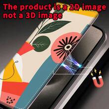 Flip 1PC Printed Flip Fold Wallet With Card Holder And Magnetic , PU Leather Material, Compatible With Multiple Phone Brands And Models, Waterproof, Shockproof, Anti-Drop, Scratch-Resistant Case Compatible With Iphone Air 17 16 15 10 8 7 6 X XR Plus Pro Max Drop Resistant For One Plus 13 12 For Galaxy S24 S25 S26 Plus Ultra Edge A17 FE A12 Note 10 Compatible With Huawei P30 Mate 20 P20 Mi 11 Lite 10C 9T Note 14 Pro - Multicolor - View 5