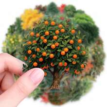 50pcs Cute Cartoon Tree PET Stickers, Perfect For Scrapbooking, Journals, Laptops, Bumpers, Skateboards, Water Bottles, Computers, Phones And Other DIY Creative Graffiti Sticker Toys - Multicolor - View 2