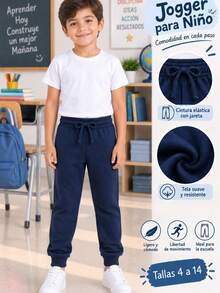 Tween Boys Pants - Navy Blue - View 3