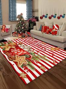 1pc 3D Embossed Non-Slip Christmas Gingerbread Cocoa Cup Doormat, Essential Christmas Decoration, Suitable For Entryway, Study, Bedside, Floor Mat, Outdoor, Easy To Clean, Non-Slip, Quick Dry, All Season, Washable - A - View 11