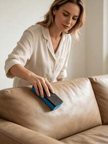 Dust-Removing Sponge/Cleaning Sponge/Blue Square Sponge - Suitable For Furniture, Stove, Tabletop Cleaning And Stain Removal, Lint-Free, Portable And Clean - A - View 3
