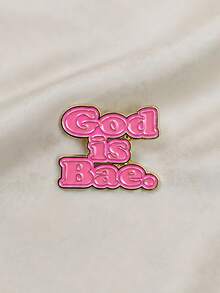 I Love Jesus Heart-Shaped Brooch Faith Letter Pin Accessory For Bags And Jackets Gift - Multicolor - View 13