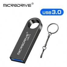 Microdrive USB3.0 Metal Flash Drive, High Speed Pen Drive With Free Key Ring, Portable Keychain U Disk For Laptop PC File Storage - View 19
