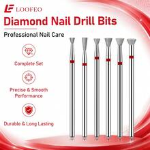 6PCS Diamond Nail Drill Bits, 3/32" Manicure Tools For Salon And Home Use - Multicolor - View 3
