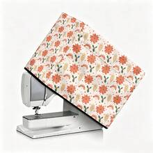 1pc Dust-Proof Cover For Sewing Machine, Modern Style Polyester Christmas Santa Claus Printing. Accessories Home Decoration, Household Appliance Cover. Dust-Proof And Washable. - Full Coverage - View 17