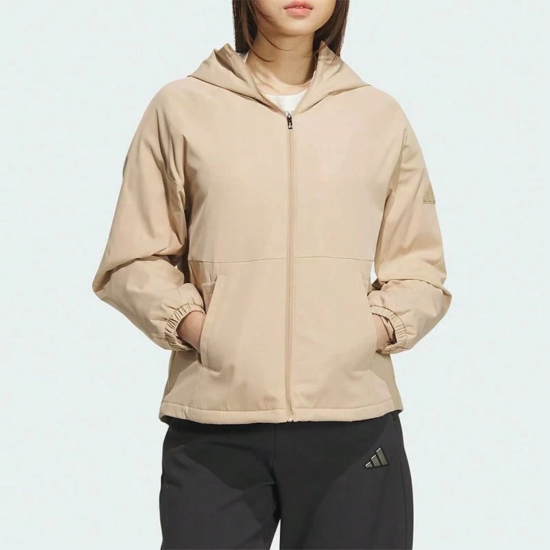 Adidas Women's Sports Casual Jacket - Apricot - View 1