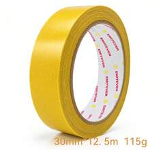 Heavy Duty Fiberglass Mesh Double Sided Tape Strong Tear-Resistant Adhesive Carpet Tape Residue-Free Easy Cut For Rug Car Mat Wall Decor DIY Craft Wedding Event Flooring - Yellow - View 14