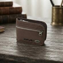 Cartera Ecko Unltd. Original | Billetera de Tela con Cierre y Múltiples Compartimentos.  Poliéster    Cartera/Billetera  2026 - Marrón - Ver 3