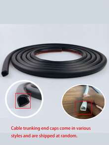 78.74/39.37 Inch Wall-Mounted TV Cable Cover, Floor Cable Management Strip - Flexible Self-Adhesive Cable Cover With Side Opening, Suitable For TV Cables, Easy To Install, Suitable For Home Office Cable Management - Multi-color - View 11