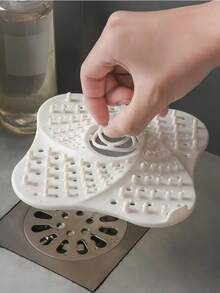 1pc Hair Catcher, Bathroom Floor Drain, Kitchen And Bathroom Drain Filter, Shower Floor Drain Hair Collector - Multicolor - View 6