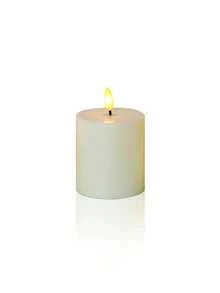3pcs Flameless Pillar Candles, Battery Operated Candles, Holiday Romantic Atmosphere Decoration Lights, Smokeless Electronic LED Candles, Battery Operated - Suitable For Home, Holiday And Wedding Decoration - 3pcs Set - Warm Light - View 11