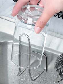 1pc Wall-Mounted Paper Towel Holder, Multi-Functional Kitchen Storage Rack, Can Hold Plastic Wrap, Sponges And Kitchen Utensils, Sink Side Storage Shelf, Suitable For Kitchen, Dining Room, Camping, Home Storage Accessories, Autumn Home Decor, Halloween Decor, Christmas Home Decor, Home Decor - Multicolor - View 5